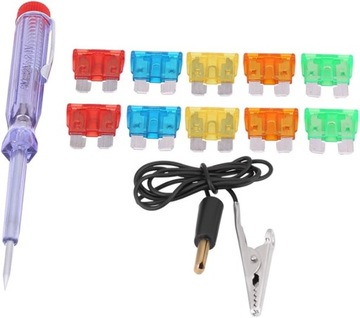 Tester obwodów DC 6-12 V Tester napi?cia sondy Pen, elektronarz?dzie