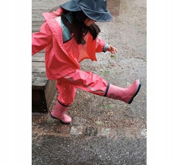 Детские резиновые сапоги REIMA Taika розовые, размер 25