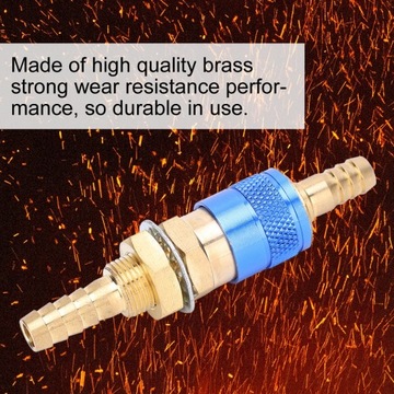 БЫСТРЫЙ СОЕДИНИТЕЛЬ БЫСТРЫЙ СОЕДИНИТЕЛЬ С НИППЕЛЕМ ДЛЯ ШЛАНГА 8 ММ