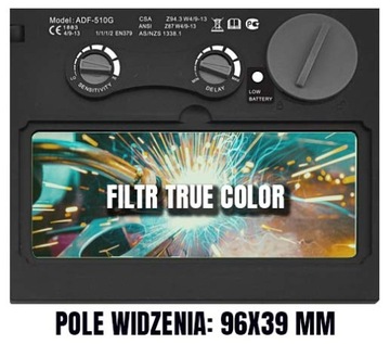 СВАРОЧНАЯ МАСКА IDEAL APS510G TRUE COLOR MIG TIG