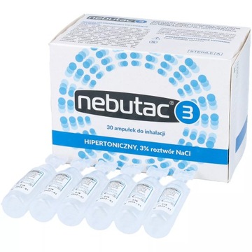 NEBUTAC 3 - HIPERTONICZNY ROZTWÓR NACL 30x4ML 3%