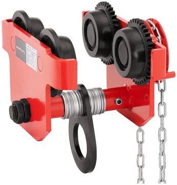 Ручная подвесная крановая тележка с цепью 90-150 мм 3000 кг