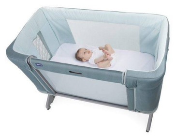 Раскладная кровать Chicco Next2Me Forever 3 в 1 до 22 кг СЕРАЯ