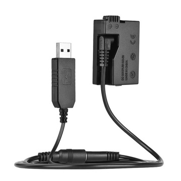 Andoer DR-E8 Dummy Battery with DC Power Bank USB