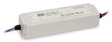 Zasilacz LED LPV-100-12 MEANWELL 12V 102W IP67 GW2