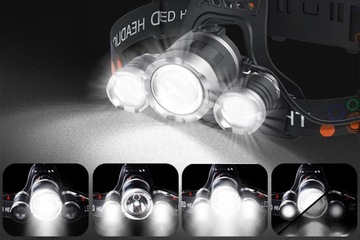 МОЩНЫЙ СВЕТОДИОДНЫЙ ФОНАР С БАТАРЕЙКАМИ ЗУМА