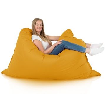 ŻÓŁTA PODUCHA DO SIEDZENIA OUTDOOR XXL