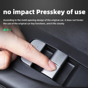 Для Tesla Model 3 Model Y 2017-2023, кнопка переключения окон автомобиля, украшение Sti