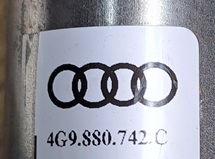 AUDI A6 C7 4G ZÁVĚS VZDUCHOVÁ AIRBAG PRAVÁ AVANT KOMBI ORIG.