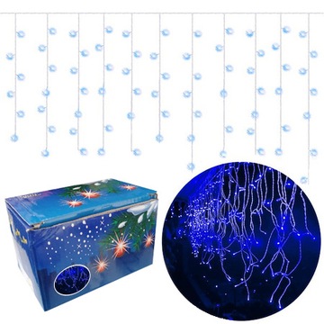 Kurtyna świetlna SOPLE 300 LED niebieskie 12m WEWN / ZEWN