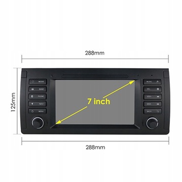 РАДИО GPS BT BMW E53 E39 M5 X5 ANDROID 4/32 ГБ SIM-карты