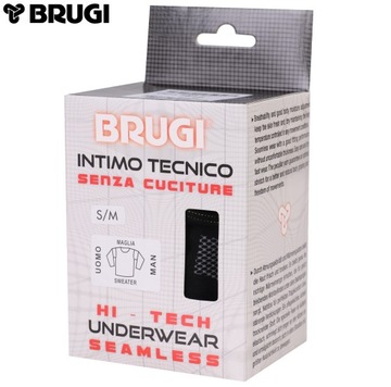 BRUGI 4RC3 Термоактивное мужское нижнее белье Быстросохнущая термотолстовка L/XL