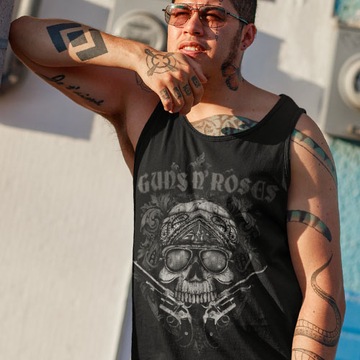 TANK TOP HORROR/ROCK GUNS N ROSES GUNS