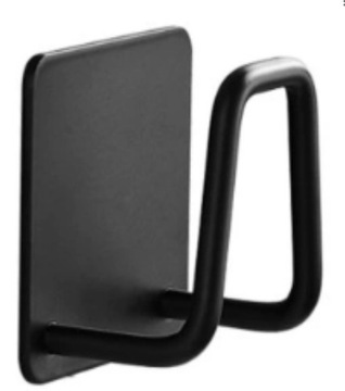 ДЕРЖАТЕЛЬ ДЛЯ КУХОННОЙ ГУБКИ САМОКЛЕЯЩИЙСЯ, ЧЕРНЫЙ x5