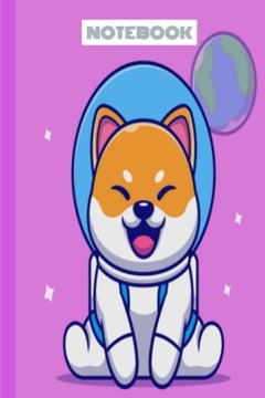 Wills, RD Notebook: Cute Shiba Inu Astronaut Notebook for Kids, Writing, Do