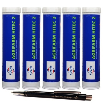 5 x FUCHS AGRIFARM HITEC 2 - SMAR LITOWY - W TUBIE - 400g