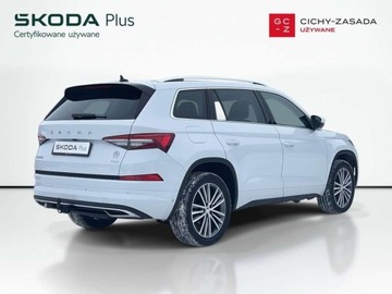 Skoda Kodiaq I SUV Facelifting 2.0 TDI SCR 200KM 2022 Skoda Kodiaq 2.0TDI 200KM LK 4x4 7os. DSG SerwisASO Acc Vavi Matrix Hak FV, zdjęcie 4
