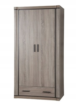DALLAS D20 SZAFA DWUDRZWIOWA DĄB TRUFLOWY 97 cm