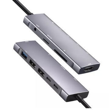 АДАПТЕР-ХАБ USB 9 В 1 IPAD PRO USB-C 4KHDMI SD АУДИО