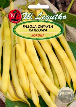 FASOLA SZPARAGOWA KORONA 40 G WCZESNA BEZ WŁÓKIEN