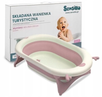SENSILLO SKŁADANA WANIENKA TURYSTYCZNA LEKKA WANNA