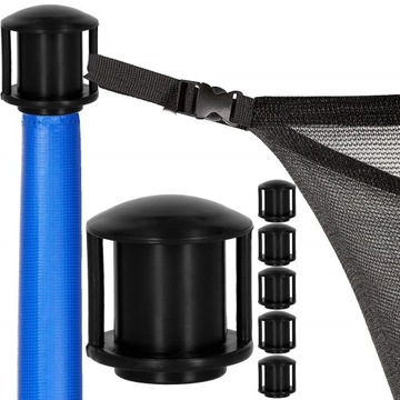 GRZYBEK GRZYBKI DO TRAMPOLIN TRAMPOLINY MOCOWANIA SIATKI WEWNĘRZNEJ SŁUPEK