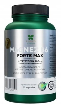 MAGNEZ B6 FORTE MAX 250MG L-TRYPTOFAN ASHWAGANDHA Lanco