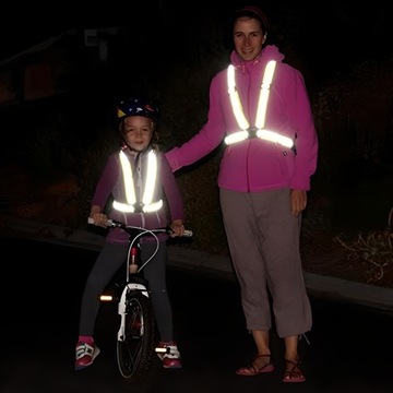 Светоотражающий ремень безопасности Велосипедный мотор Светоотражающий жилет ДОРОЖНЫЙ БЕГ СИЛЬНЫЙ