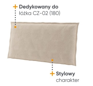Современный бежевый подголовник BOHO с мягкой обивкой для кровати Cozy 180x200