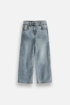 Штани Джинсові Baggy Для Дівчинки Сині 134 Mokida ZM6