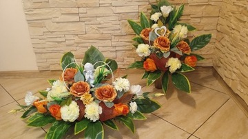 Цветы на ДЕНЬ МАТЕРИ, БАБУШКА ПАПА, НАБОР головной убор