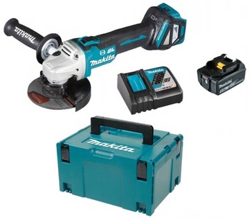 SZLIFIERKA KĄTOWA MAKITA 18V 125MM DGA513RT1J 1X5AH