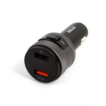 TRANSMITER FM BLUETOOTH 2xUSB MP3 AKAI FMT-C57BT