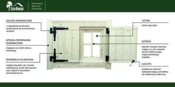 НЕПОДВИЖНОЕ ДЕРЕВЯННОЕ ОКНО 100/100 см