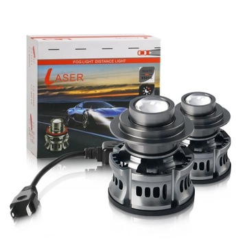 2 sztuk samochodów Laser H8 H11 h7 HB4 9006 LED ż