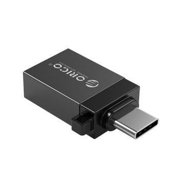 Orico черный USB-C на USB-A 3.1 алюминиевый адаптер 5 Гбит/с + подвеска