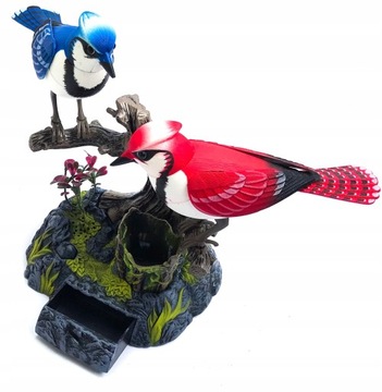 ĆWIERKAJĄCE RUCHOME PTAKI INTERAKTYWNE PRZYBORNIK