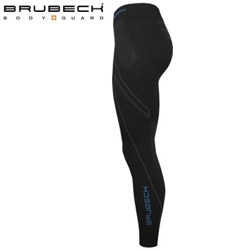 Леггинсы Brubeck Thermoactive Черно-синие M