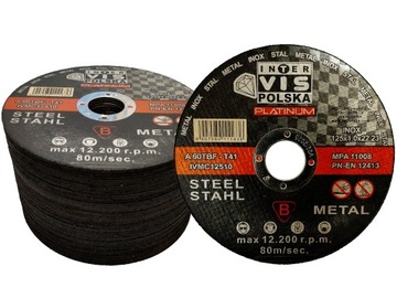 TARCZE DO CIĘCIA METALU 125x1 INTER-VIS 50 SZT