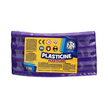 Plastelina 1kg fiolet Astra