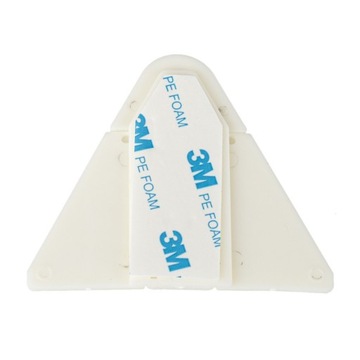 Замок-бабочка для раздвижных дверей, белый