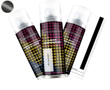 LAKIER SAMOCHODOWY SPRAY ZESTAW DO PLASTIKU AUDI VW LY7Q 200ml