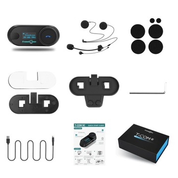 МОТОЦИКЛОВЫЙ ИНТЕРКОМ FREEDCONN T-COM SC V3 PRO LCD