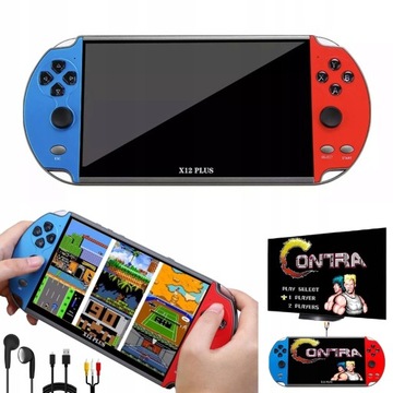 KONSOLA PRZENOŚNA DO GIER X12 PLUS 2700 GIER RETRO