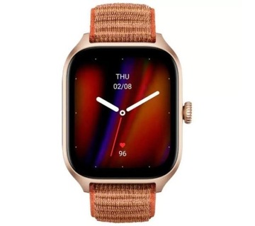 Умные часы Amazfit GTS 4 AMOLED 1,75 дюйма с GPS, осенний коричневый цвет