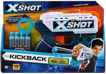 PISTOLET WYRZUTNIA ZURU X-SHOT STRZAŁKI 36184