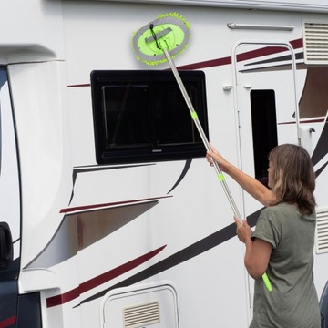 ШВАБРА ДЛЯ МОЙКИ АВТОМОБИЛЯ С ДЛИННОЙ РУЧКОЙ И МИКРОФИБРОВОЙ, ТЕЛЕСКОПИЧЕСКАЯ 54-110СМ