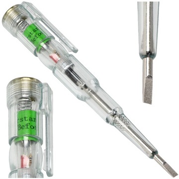 PRÓBNIK NAPIĘCIA TESTER PRĄDU ŚRUBOKRĘT PROBÓWKA