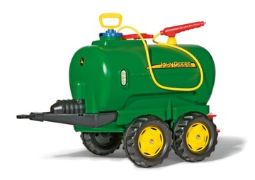 ПРИЦЕП-ЦИСТЕРНА ROLLY TOYS С ОПРЫСКИВАТЕЛЕМ И НАСОСОМ JOHN DEERE ДВУХОСНЫЙ 1