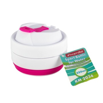 СКЛАДНАЯ СИЛИКОНОВАЯ ТУРИСТИЧЕСКАЯ КРУЖКА KAMILLE